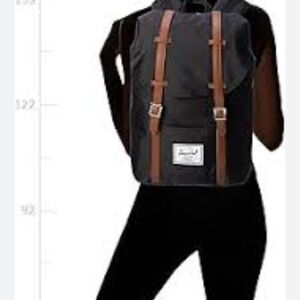 Elegant Black and Brown unisex Backpack